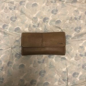 Roots Brown Leather Wallet
